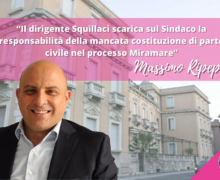 Massimo Ripepi (Coraggio Italia):  “Il dirigente Squillaci scarica sul Sindaco la responsabilità della mancata costituzione di parte civile nel processo Miramare”