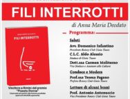 Il Rotary Club di Gioia Tauro presenta il libro “Fili Interrotti” di Anna Maria Deodato