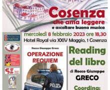 Cosenza, presentazione del libro operazione requim di Giuseppe Greco