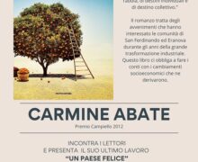 In anteprima nazionale a San Ferdinando Carmine Abate, Premio Campiello 2012, presenta la sua ultima fatica letteraria “Un paese felice.”