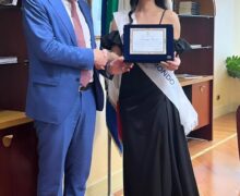 La Miss Mondo Calabria 2023 premiata al consiglio regionale della Calabria
