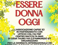 “8 marzo: Il Cafisc- EJ organizza il CONVEGNO ‘Essere Donna Oggi’ con Anna Luana Tallarita PhD Cav.”